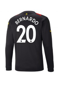 Manchester City Bernardo Silva #20 Fotballdrakt Borte Klær 2022-23 Lange ermer